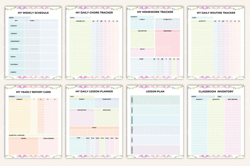 Teacher Planner: Organize Your Classroom Efficiently - CraftNest - Digital Crafting and Art
