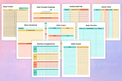 Mental Health Workbook for Personal Growth - CraftNest - Digital Crafting and Art