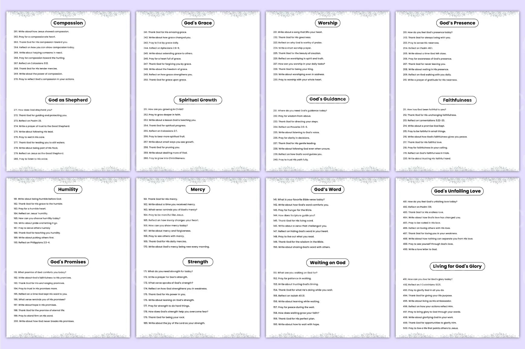 Bible Prompts for Inspiration - CraftNest - Digital Crafting and Art
