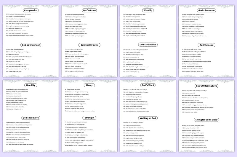 Bible Prompts for Inspiration - CraftNest - Digital Crafting and Art