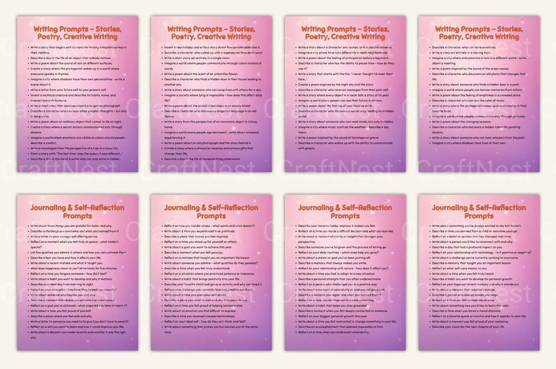 The Ultimate Creative Prompts Library - CraftNest - Digital Crafting and Art