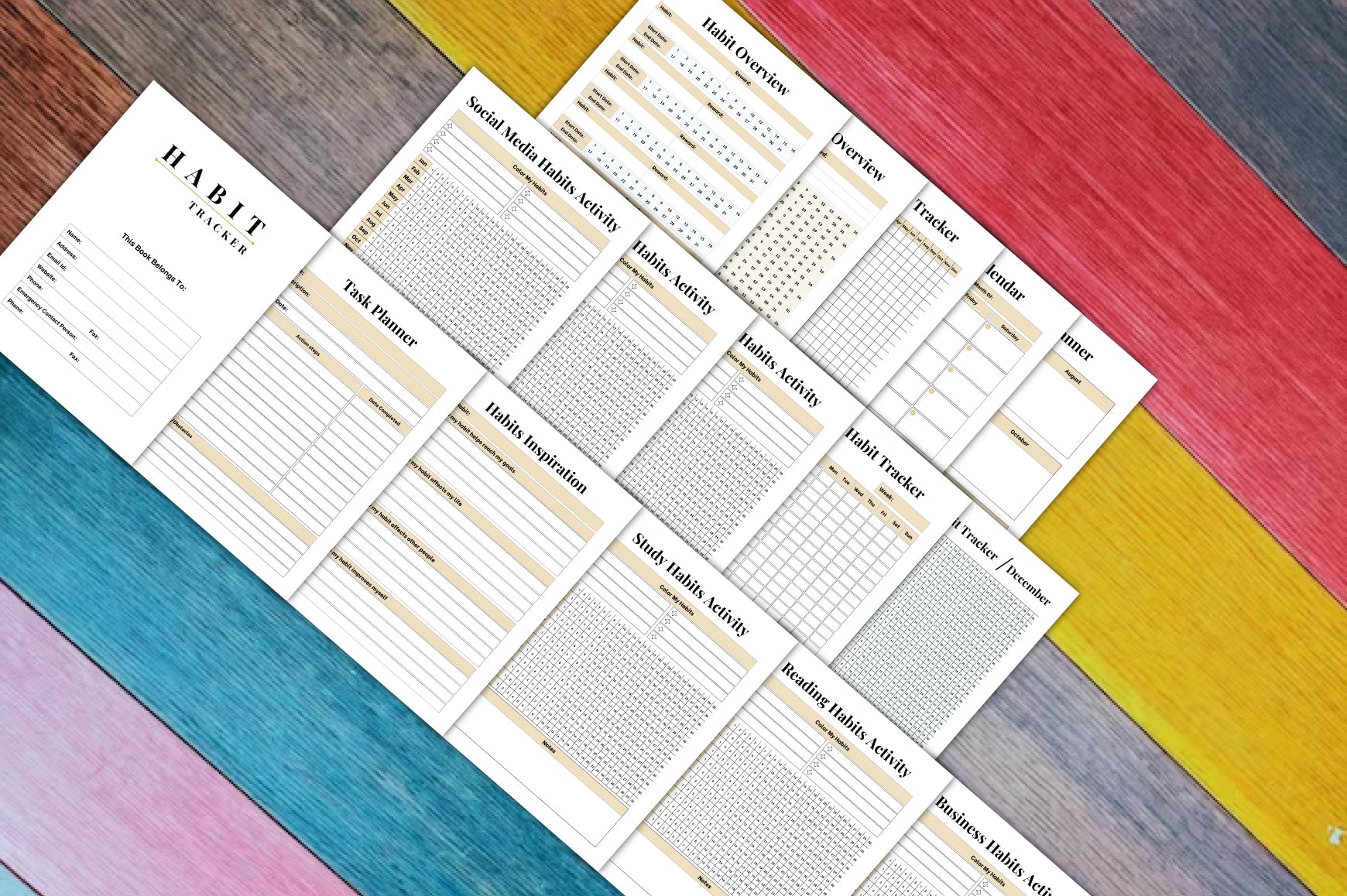 ADHD Habit Planner for Effective Organization