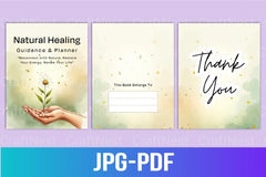 Natural Healing Guidance Planner - CraftNest - Digital Crafting and Art