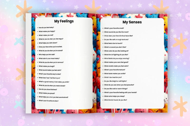 Kids Autism Prompts Book for Engaging Activities - CraftNest - Digital Crafting and Art