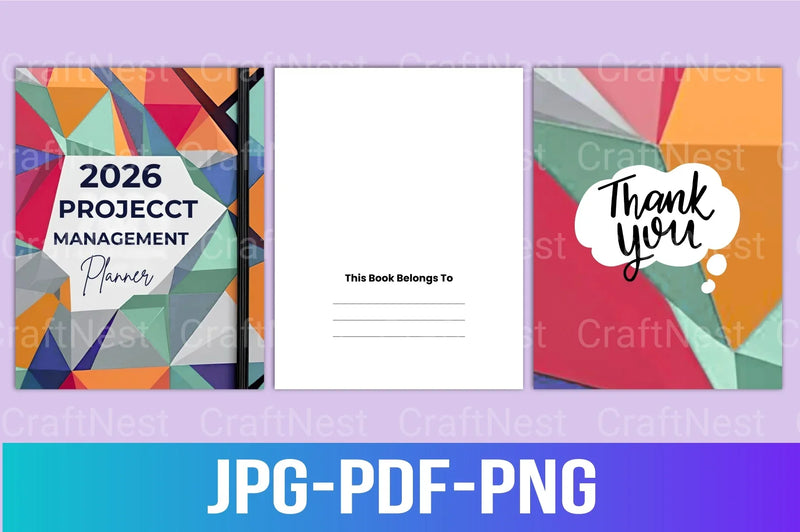 Project Management Planner - CraftNest - Digital Crafting and Art