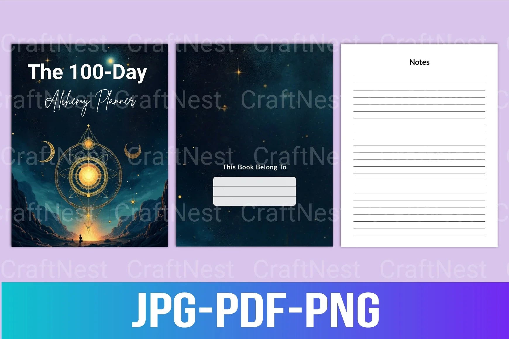 The 100 Day Alchemy Planner - CraftNest - Digital Crafting and Art
