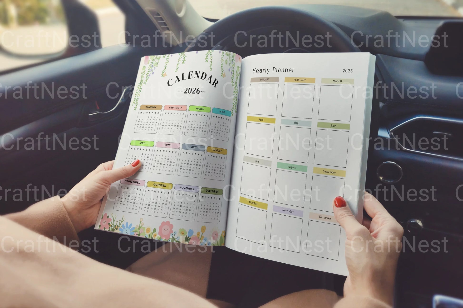 Weekly Planner Starting at 100 - CraftNest - Digital Crafting and Art