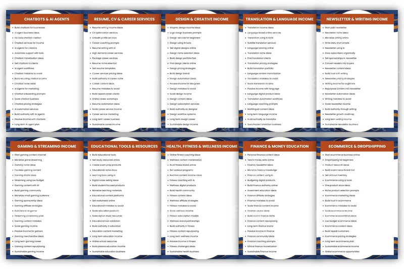 Creator Income Prompts for Boosting Earnings - CraftNest - Digital Crafting and Art