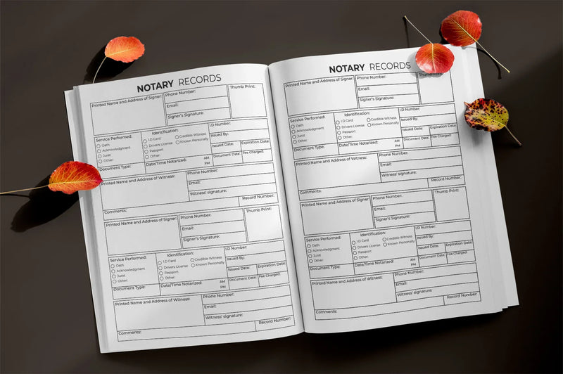 Notary Records Planner  Bundle - CraftNest - Digital Crafting and Art