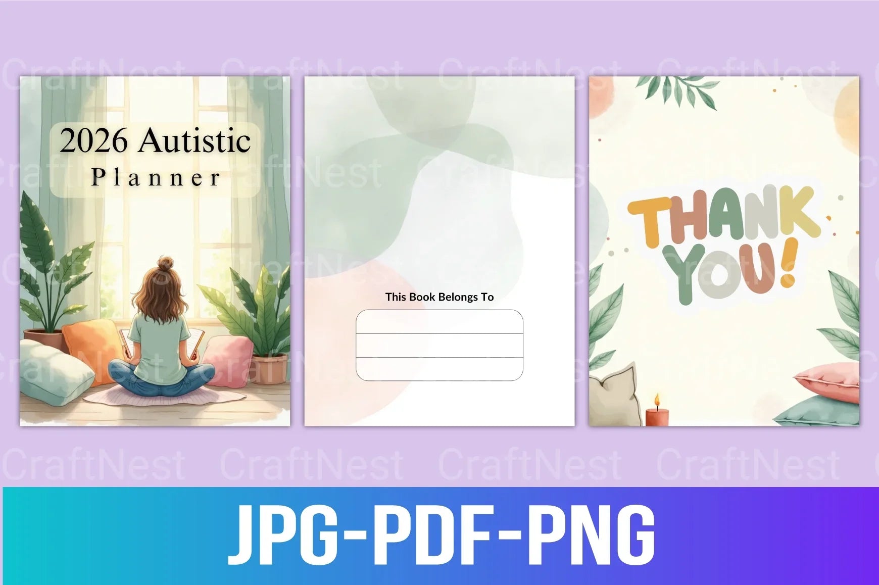 Autistic Planner for Effective Organization - CraftNest - Digital Crafting and Art