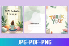 Autistic Planner for Effective Organization - CraftNest - Digital Crafting and Art