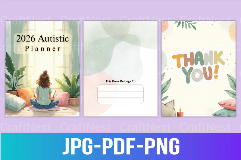 Autistic Planner for Effective Organization - CraftNest - Digital Crafting and Art