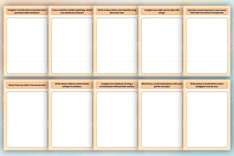 Creative Writing Prompts Book - CraftNest - Digital Crafting and Art