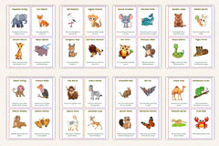 Kids Animal Movement Somatic Cards for Fun and Learning - CraftNest - Digital Crafting and Art