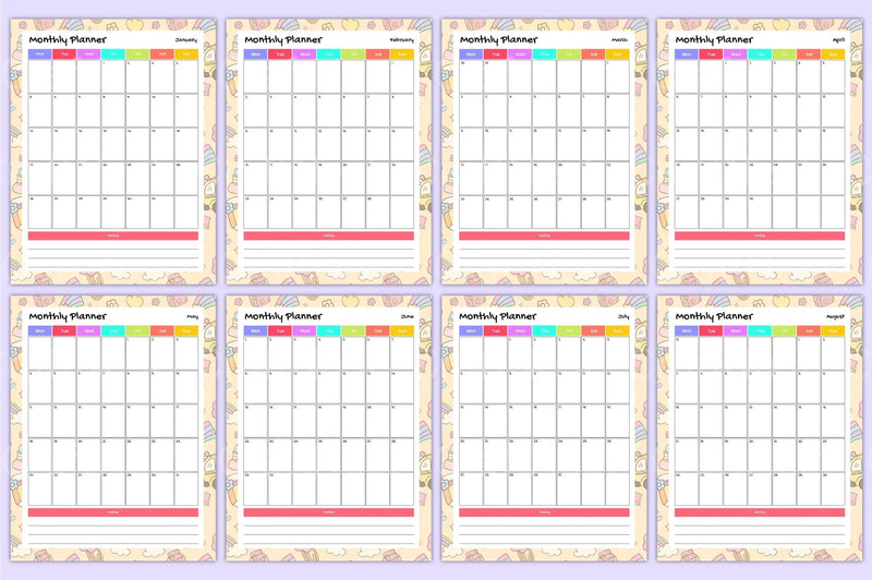 Back to School Planner 2023 - CraftNest - Digital Crafting and Art