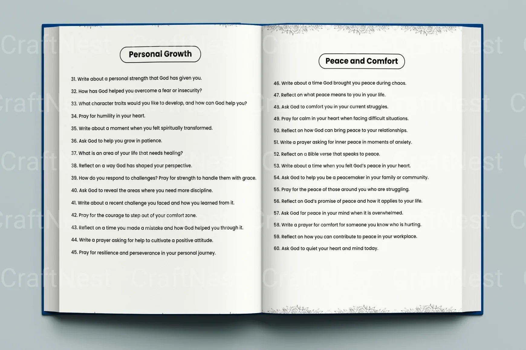 Prayer Prompts Guide for Inspiration - CraftNest - Digital Crafting and Art