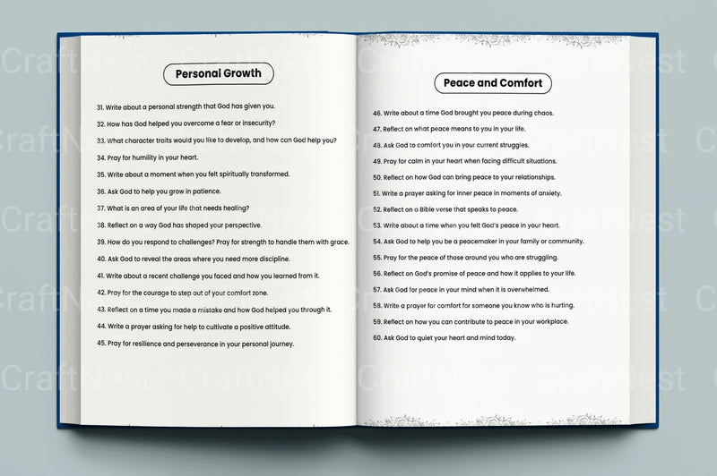 Prayer Prompts Guide for Inspiration - CraftNest - Digital Crafting and Art