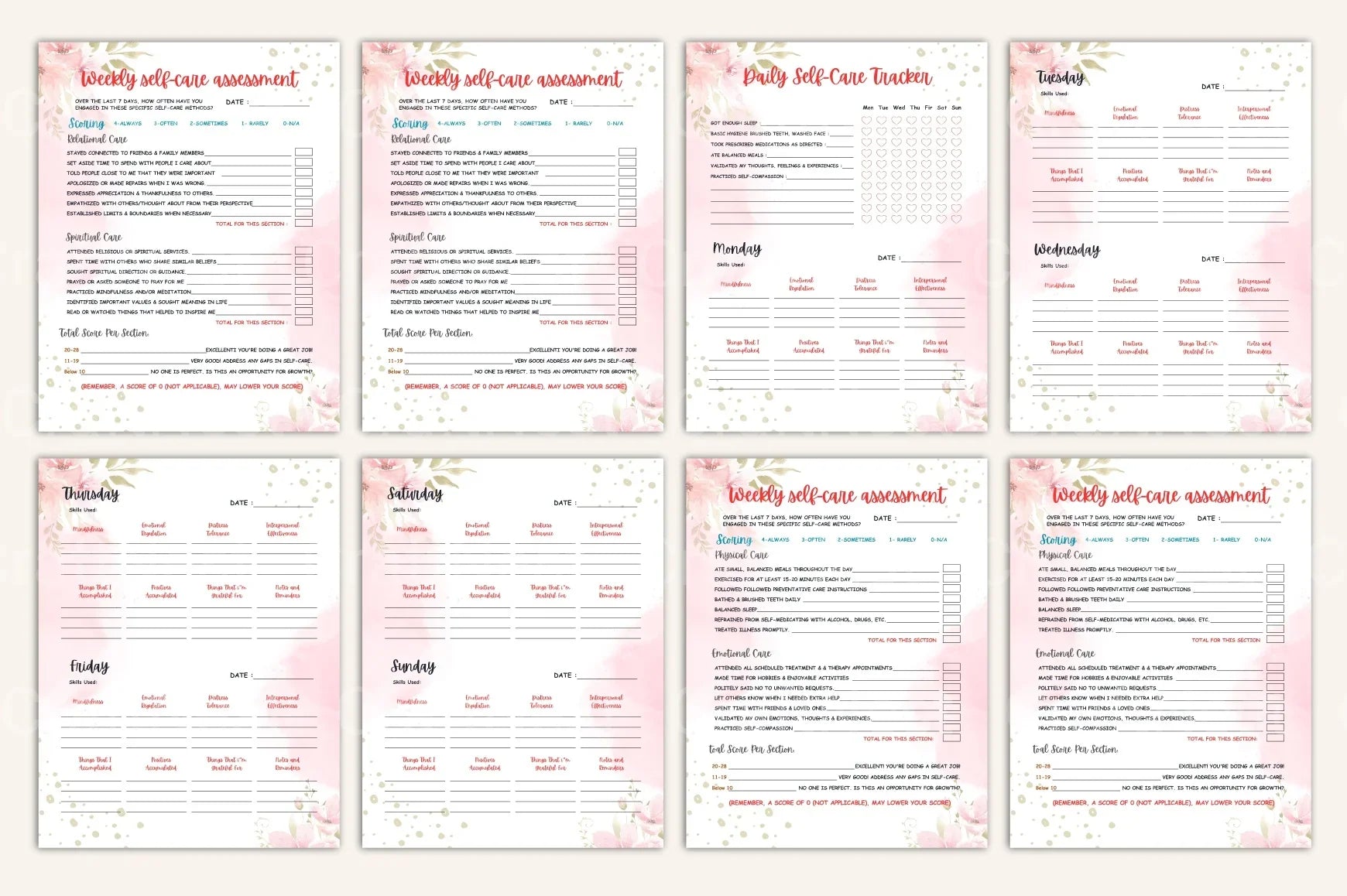 DBT Planner for Effective Therapy Planning - CraftNest - Digital Crafting and Art