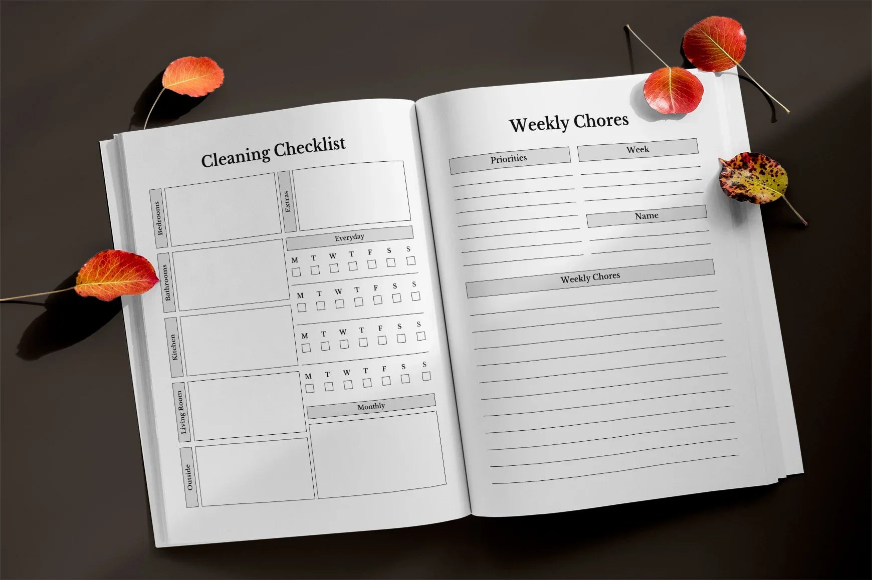 Cleaning Planner - CraftNest - Digital Crafting and Art