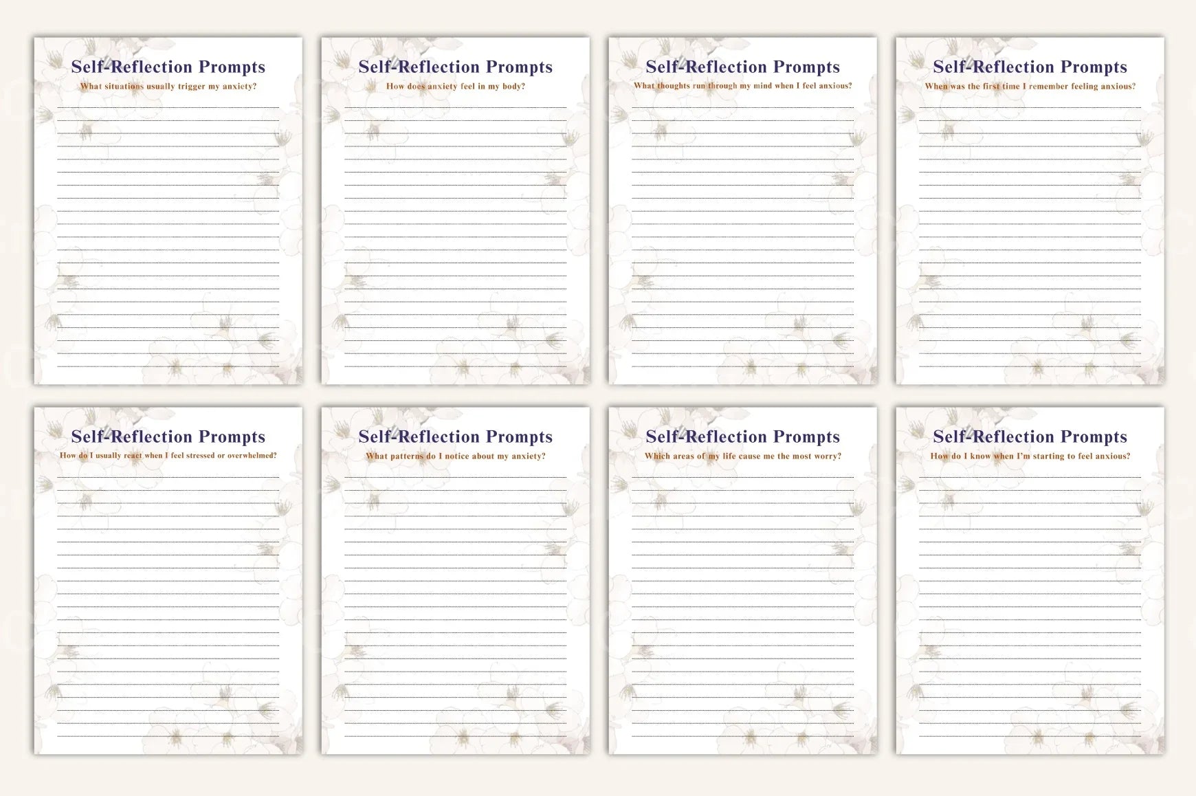 Anxiety Prompts for Stress Relief - CraftNest - Digital Crafting and Art