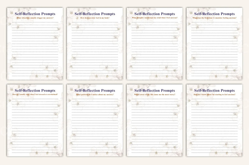Anxiety Prompts for Stress Relief - CraftNest - Digital Crafting and Art