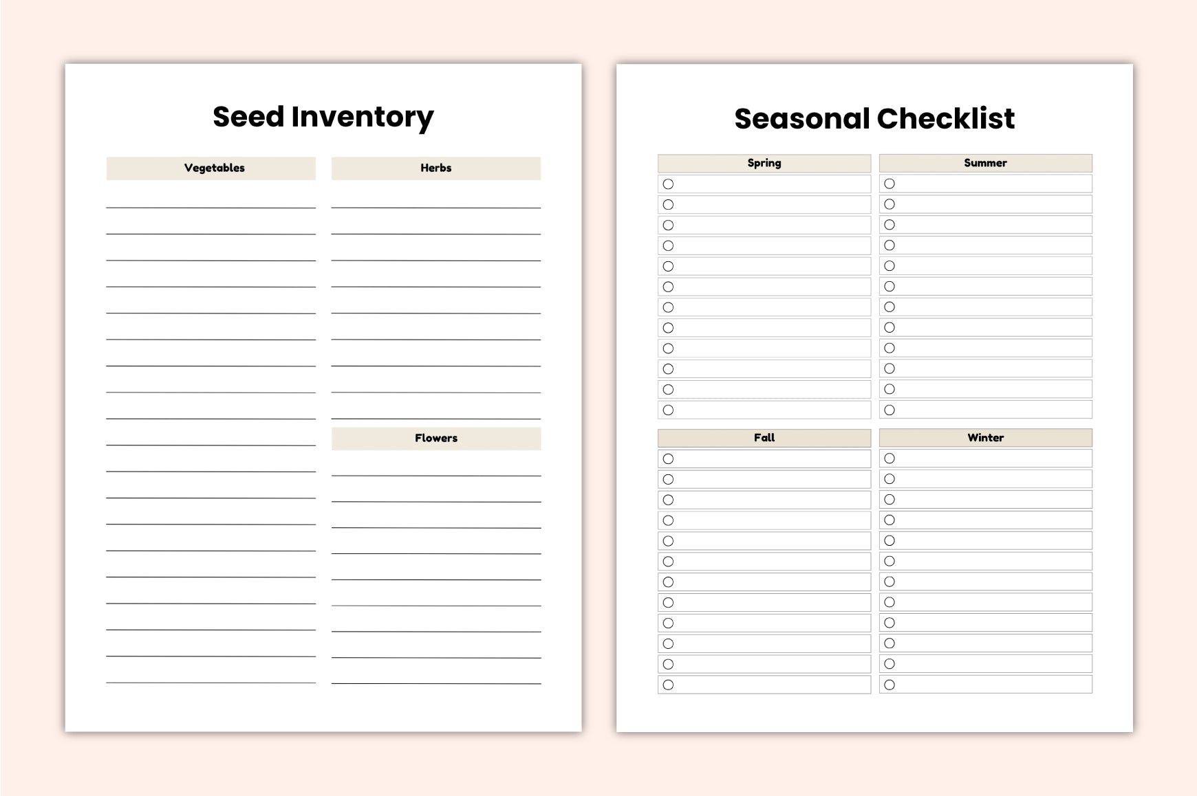 Seed Plant Growth Planner Guide