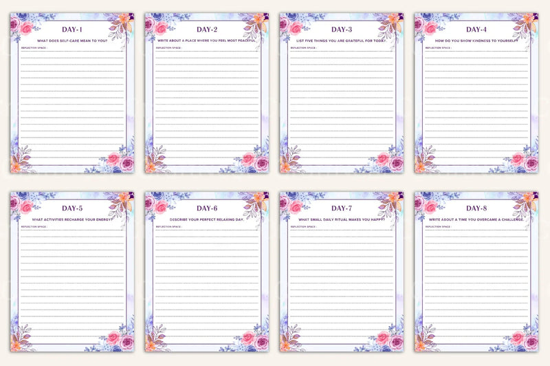 Daily Self-Care Prompts for Personal Wellbeing - CraftNest - Digital Crafting and Art