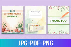 Declutter Workbook for Organized Living - CraftNest - Digital Crafting and Art