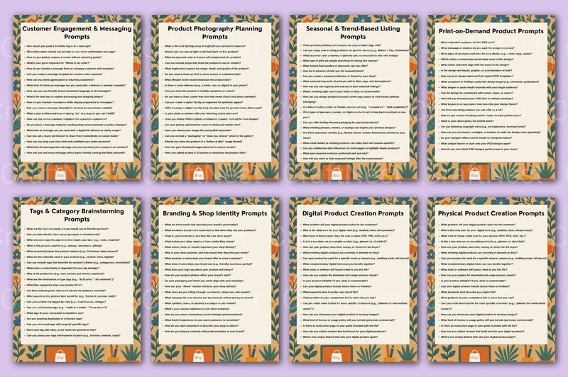 Etsy Seller Prompt Guide for Success - CraftNest - Digital Crafting and Art