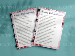 Daily Wellness Prompts Book for Mindful Living - CraftNest - Digital Crafting and Art