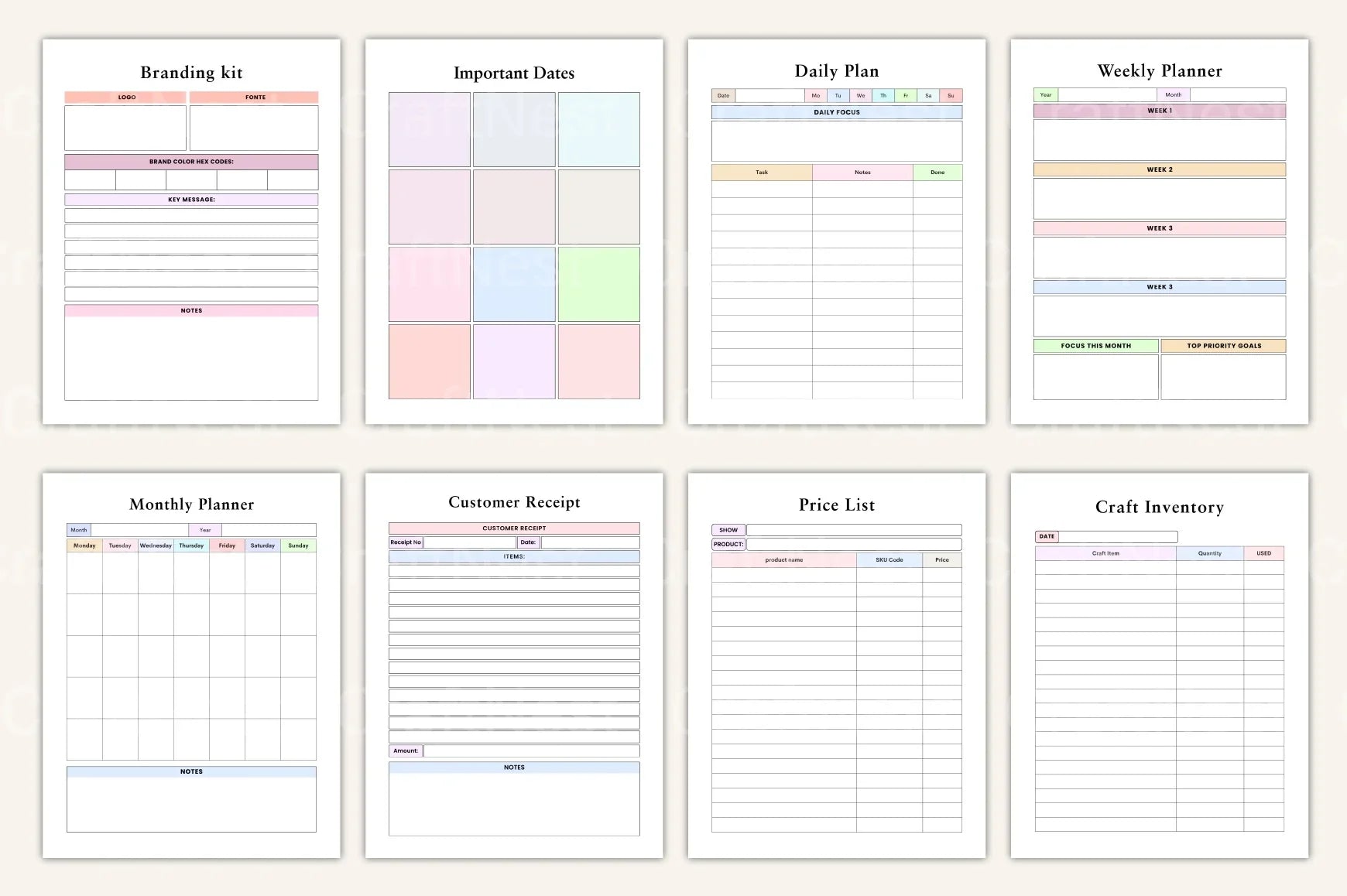 Craft Business Planning Guide - CraftNest - Digital Crafting and Art