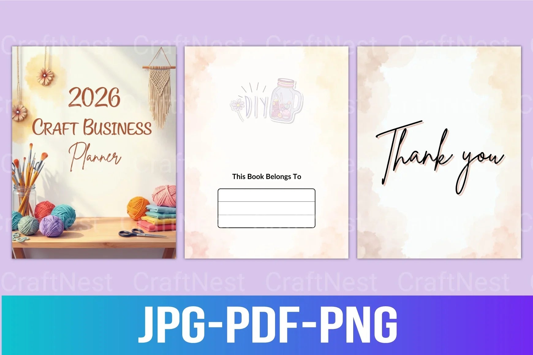 Craft Business Planner Guide - CraftNest - Digital Crafting and Art