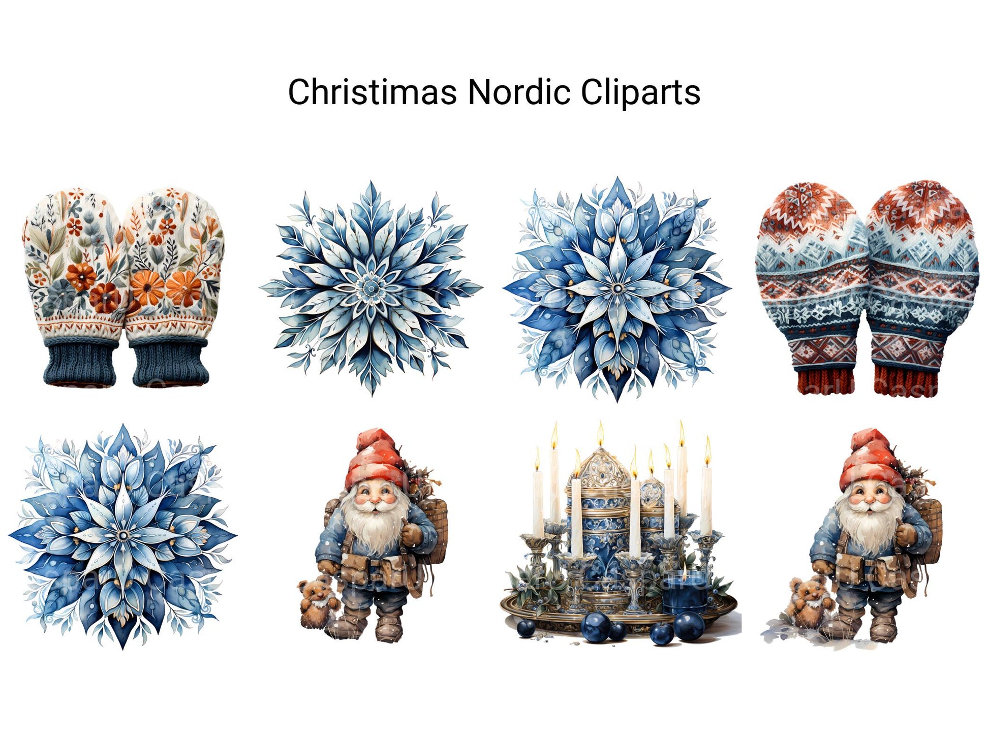 Iceland Christmas Clipart - CraftNest