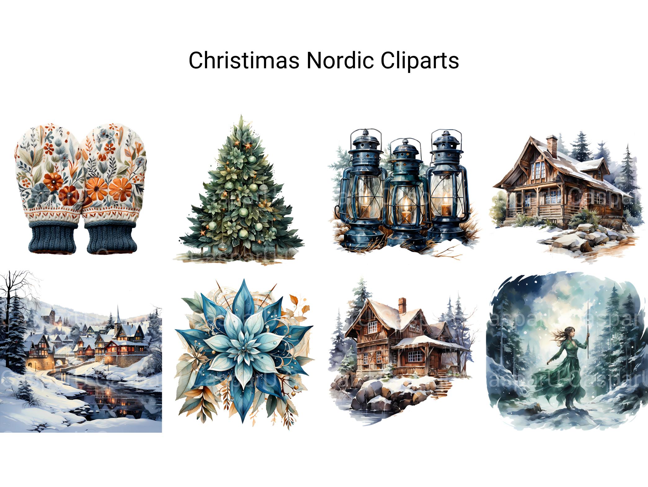 Iceland Christmas Clipart - CraftNest