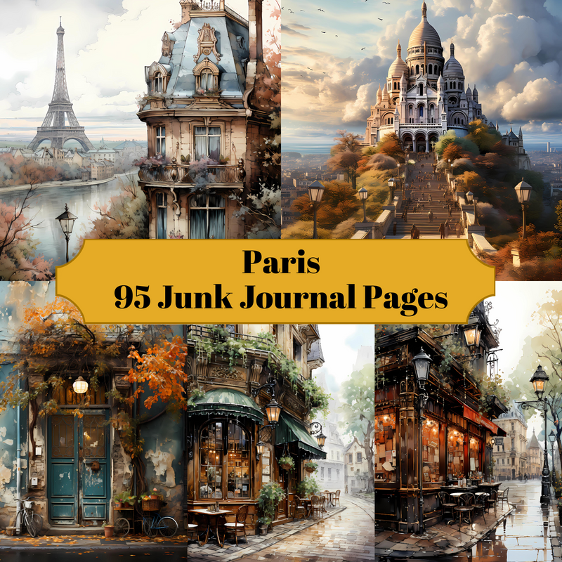 Paris Junk Journal Pages - CraftNest