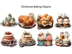 Christmas Baking Clipart - CraftNest