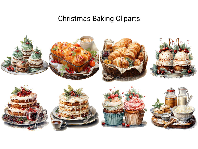 Christmas Baking Clipart - CraftNest