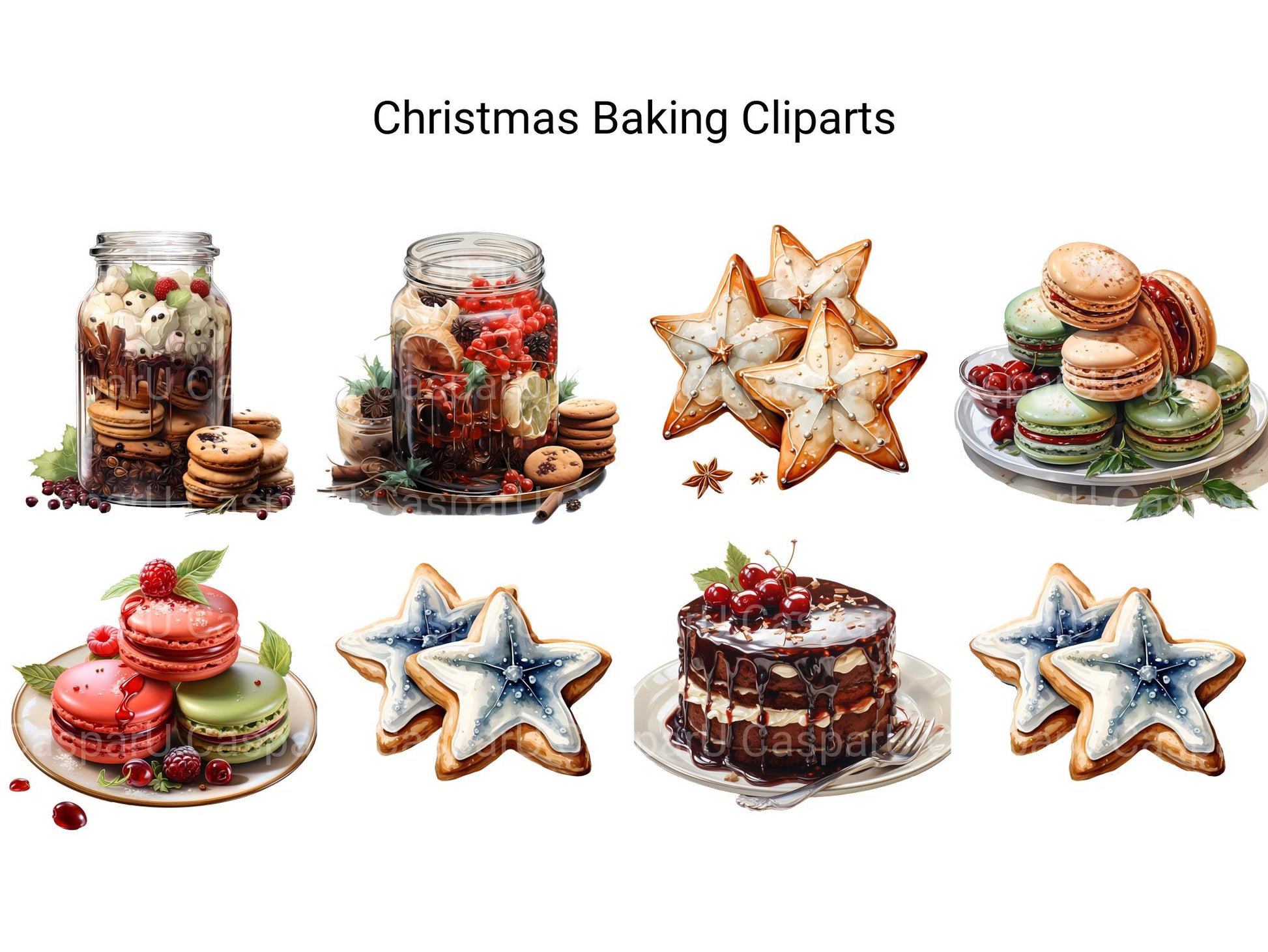 Christmas Baking Clipart - CraftNest