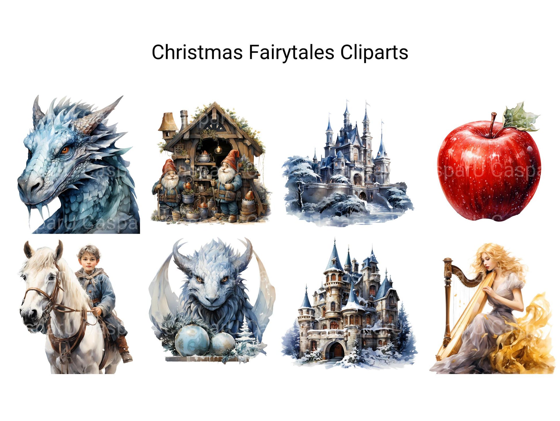 Christmas Fairytales Clipart - CraftNest