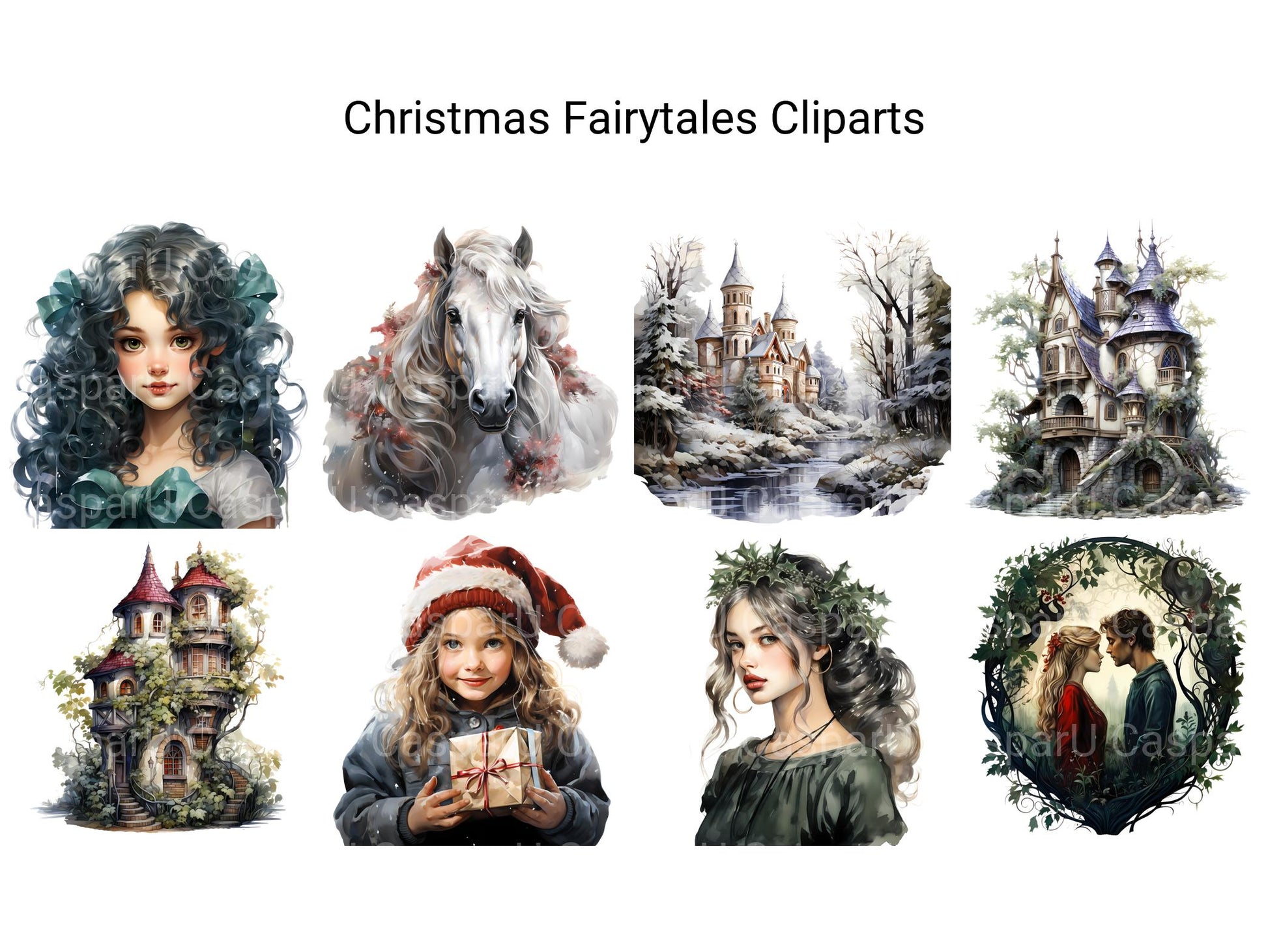 Christmas Fairytales Clipart - CraftNest