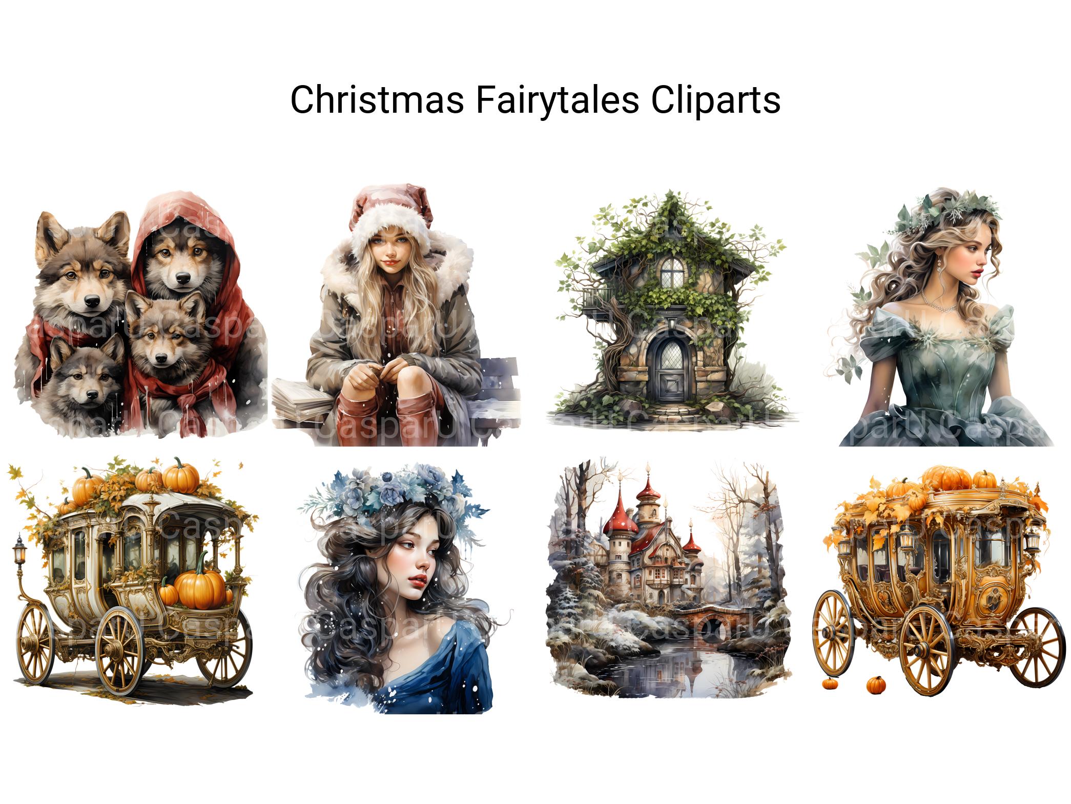 Christmas Fairytales Clipart - CraftNest