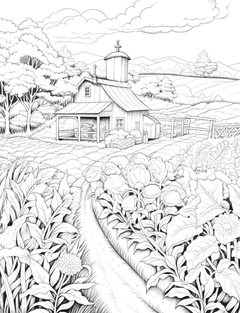 Farmers Garden Coloring Book 2 - CraftNest - Digital Crafting and Art