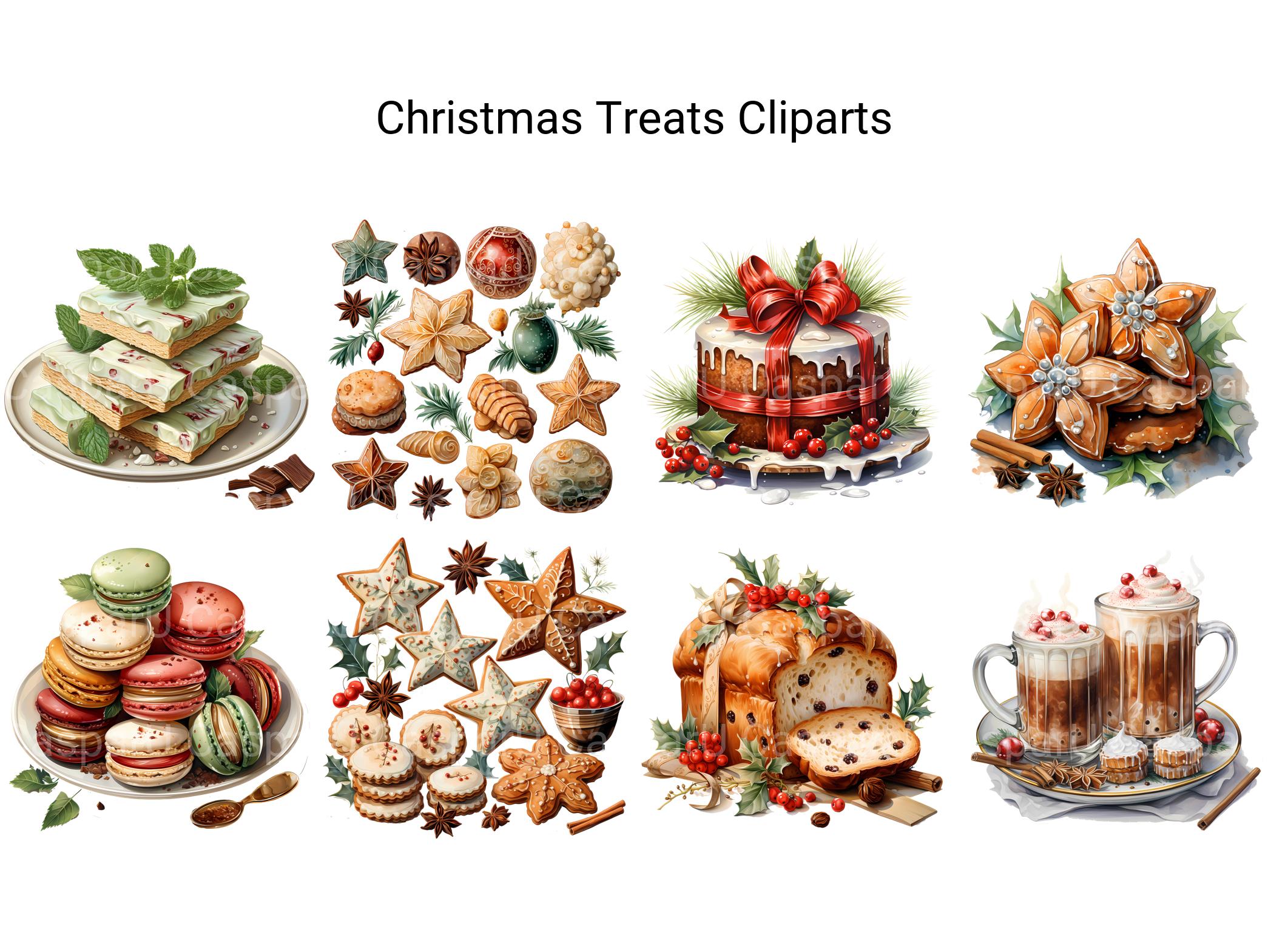 Christmas Treats Clipart - CraftNest