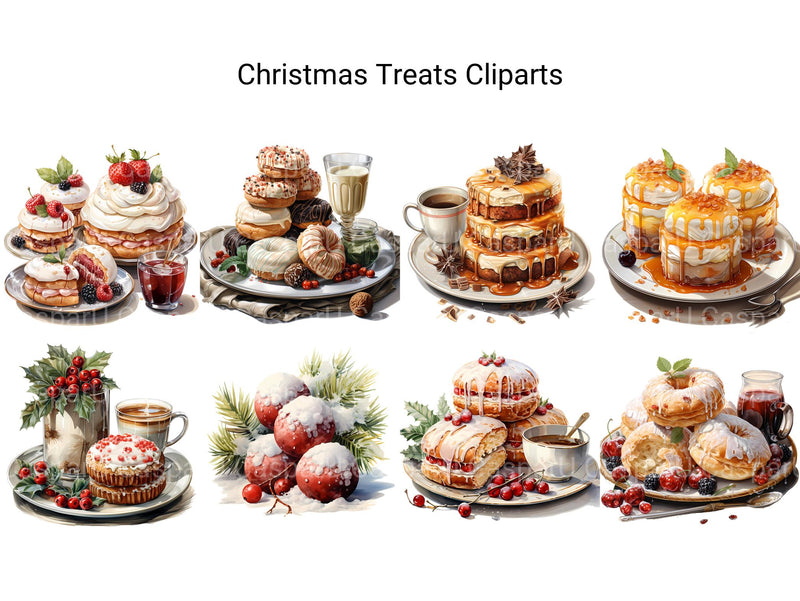 Christmas Treats Clipart - CraftNest