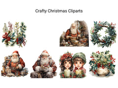 Crafty Christmas Clipart - CraftNest