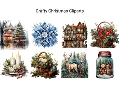 Crafty Christmas Clipart - CraftNest