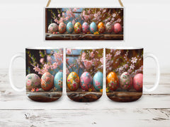 Vintage Easter 5 Mug Wrap - CraftNest