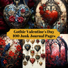Gothic Valentine's Day Junk Journalseiten