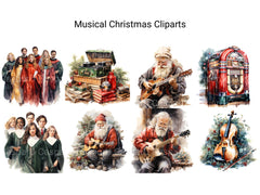 Musical Christmas Clipart - CraftNest