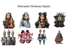 Nutcracker Christmas Clipart - CraftNest